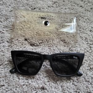 Quay Australia Matte Black Sunglasses